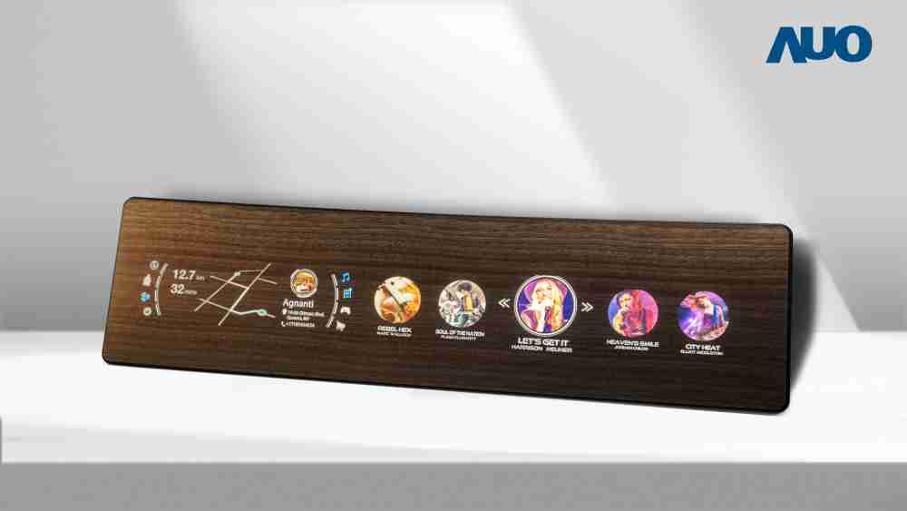 z6尊龙研发全球最高穿透度达80%的AmLED木纹显示器，，，，可于使用时呈现高亮度、、、清晰可见的信息，，并在不使用时回归为单纯的饰板，，，节能兼具美观